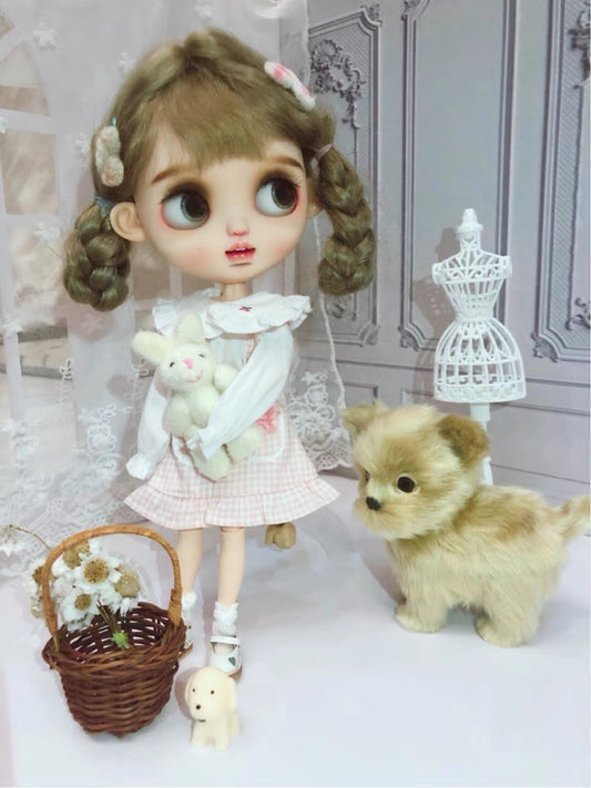 Photoprop/display background wall wallpaper for 12" blythe dolls or similar 1:6 20cm-30cm dolls