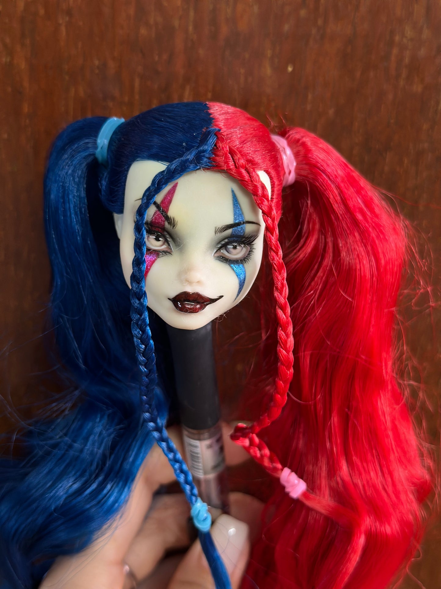 MONSTER HIGH DOLL OOAK CUSTOM,MONSTER HIGH DOLLS REPAINT,FRANKIE,DRACULAURA,LAGOONA ETC.- ART DOLL 0120