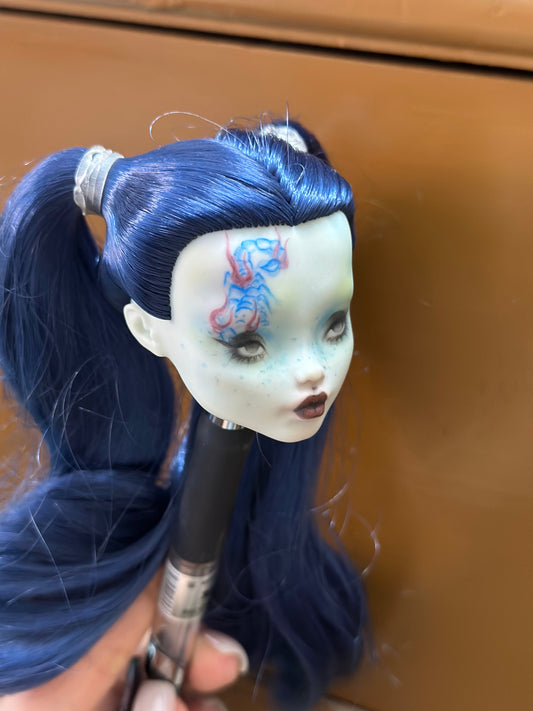 MONSTER HIGH DOLL OOAK CUSTOM,MONSTER HIGH DOLLS REPAINT,FRANKIE,DRACULAURA,LAGOONA ETC.- ART DOLL 0118