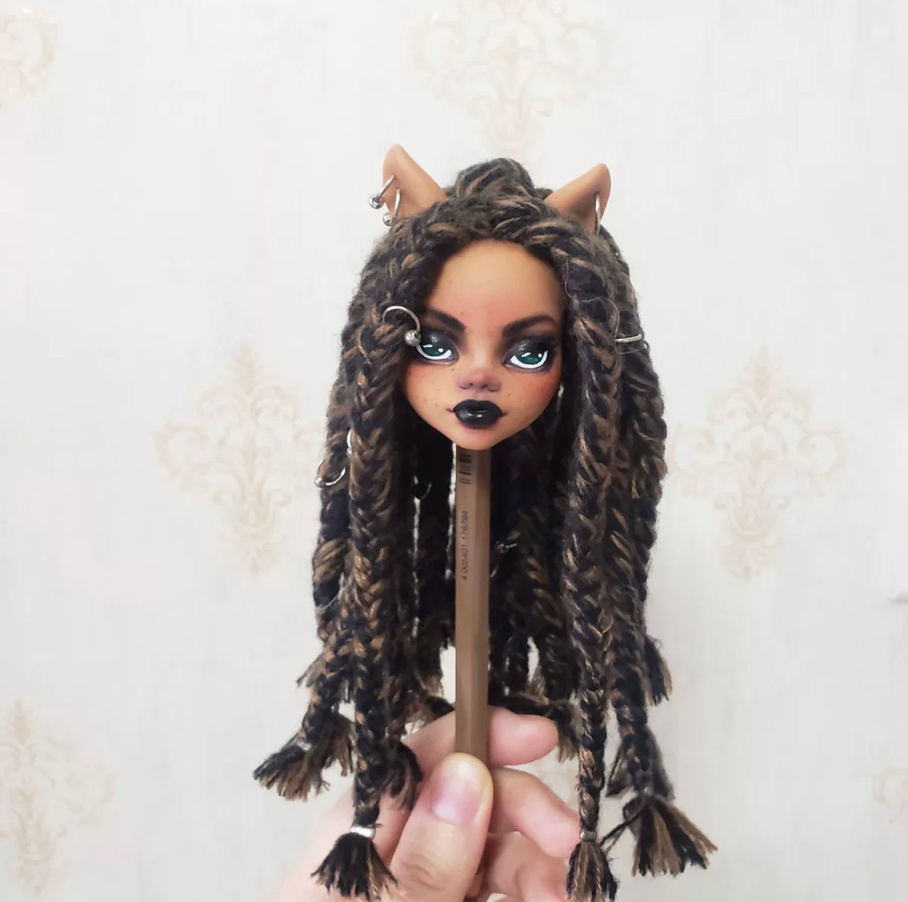 MONSTER HIGH DOLL OOAK CUSTOM,MONSTER HIGH DOLLS REPAINT - ART DOLL 0101