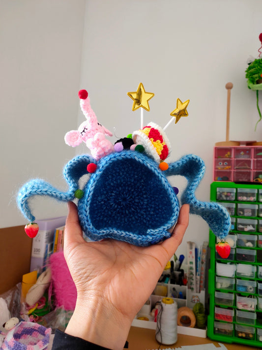 Happy Easter 2024 Handmade hat for Blythe,BJD 1/6 Doll Cl 02