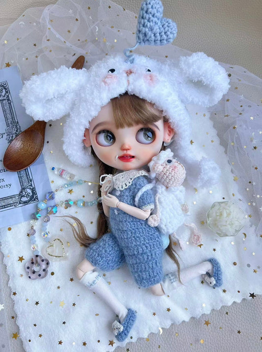 Happy Easter 2024 Handmade hat for Blythe,BJD 1/6 Doll Cl 04