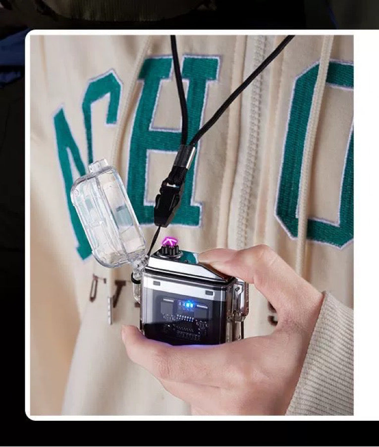 Outdoor Electric Lighter - Three Lighting Modes, IP56 Waterproof, Fast Charging, Windproof, Perfect for Camping, Night Walking, and Fishing - Multiple Colors Available