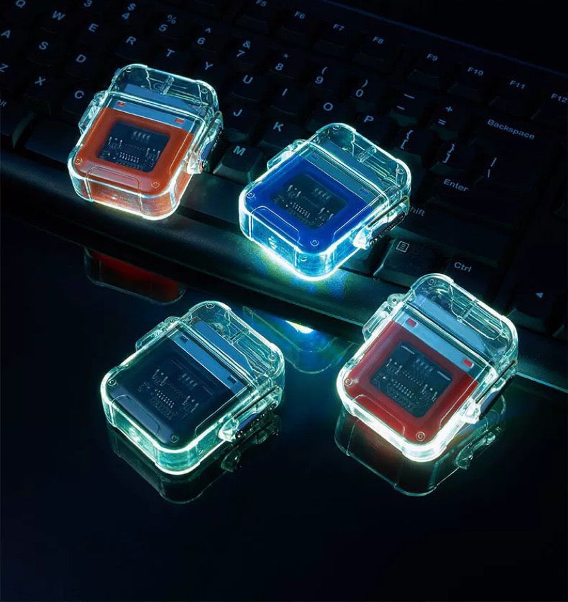 Outdoor Electric Lighter - Three Lighting Modes, IP56 Waterproof, Fast Charging, Windproof, Perfect for Camping, Night Walking, and Fishing - Multiple Colors Available