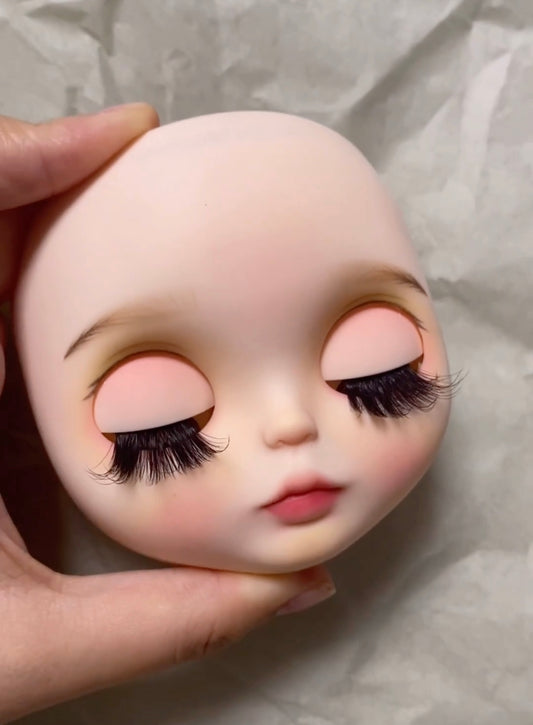 Blythe Doll Custom Faceplate with Makeup(White Skin) -RBL 202403