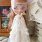 Pink Dress Night Dress for Blythe,BJD 1/6 Doll Clothes Customized 016