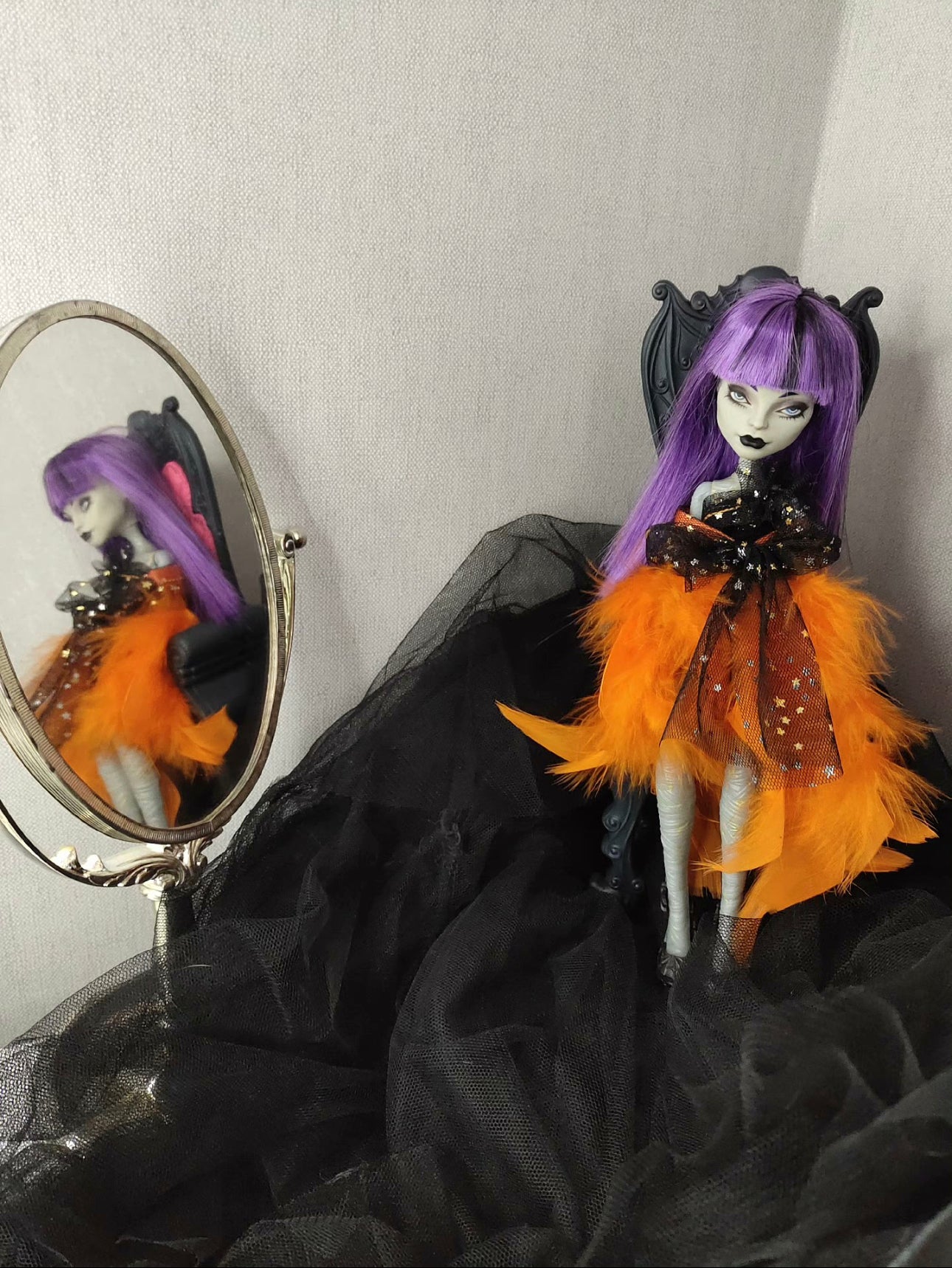 MONSTER HIGH DOLL 2022 halloween customes 0105 repaint series