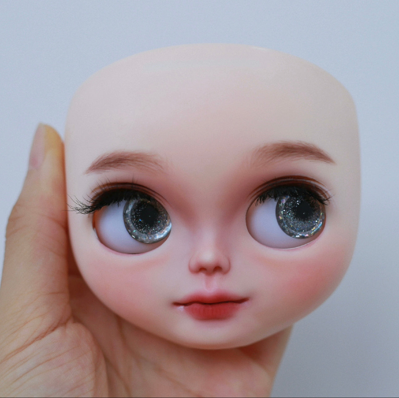 Blythe Doll Custom Faceplate with Makeup(White Skin) -RBL 014