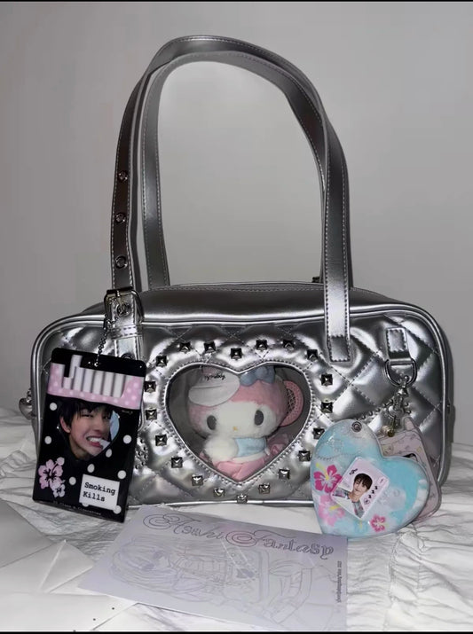 ITABAG Blythe Doll Diorama,dollhouse,Clear Pin Display Purse090