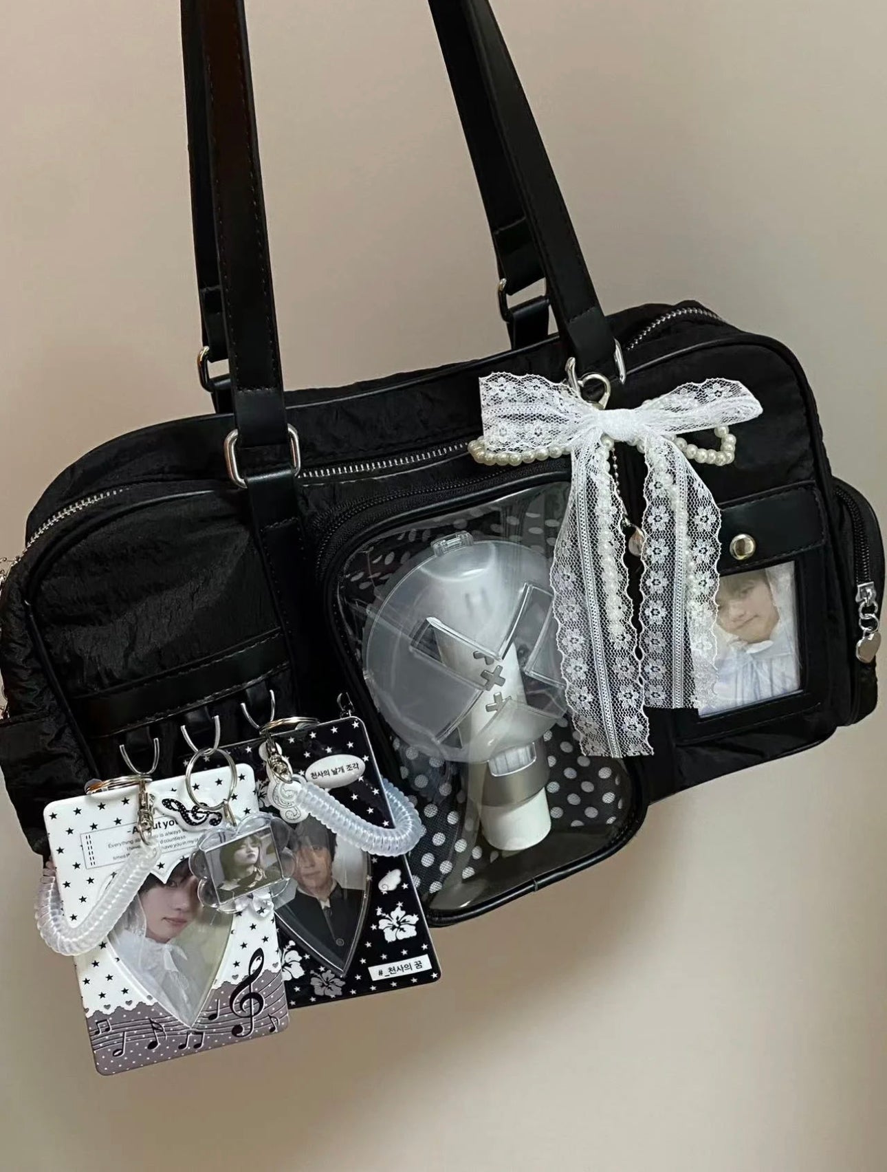 ITABAG BLYTHE BJD travel bag for Blythe/BJDProtective For Doll Handcrafted Handmade SHOWCASE/DISPLAYCASE/CARRYCASE 01209
