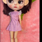 Cute Dress Pink Dress for Blythe,BJD 1/6 Doll Clothes Customized 020