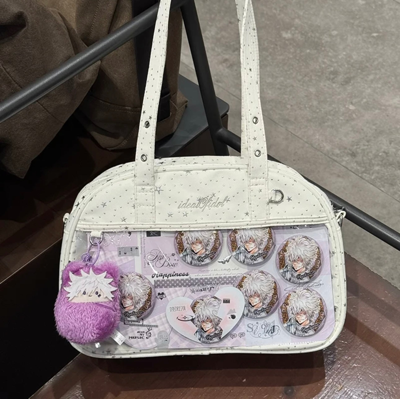 ITABAG Blythe Doll Diorama,dollhouse,Clear Pin Display Purse099