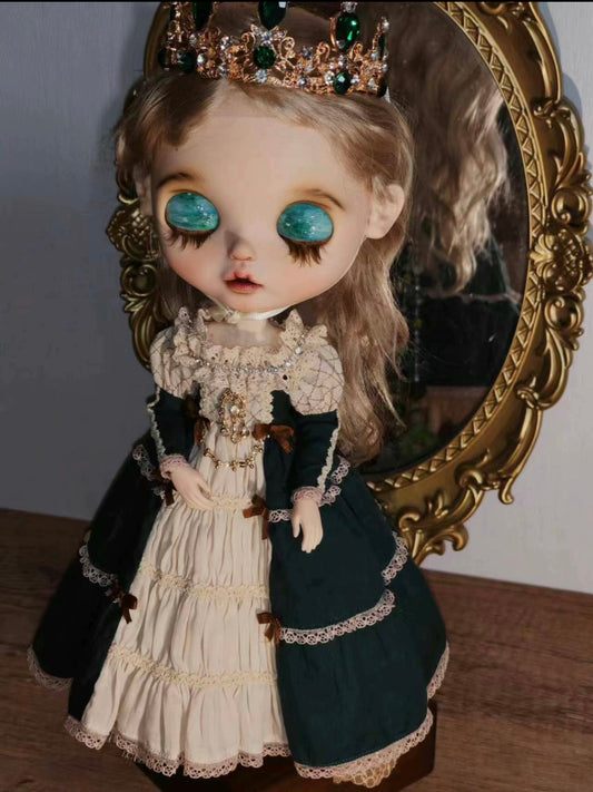 Long Dress Night Dress for Blythe,BJD 1/6 Doll Clothes Customized 011