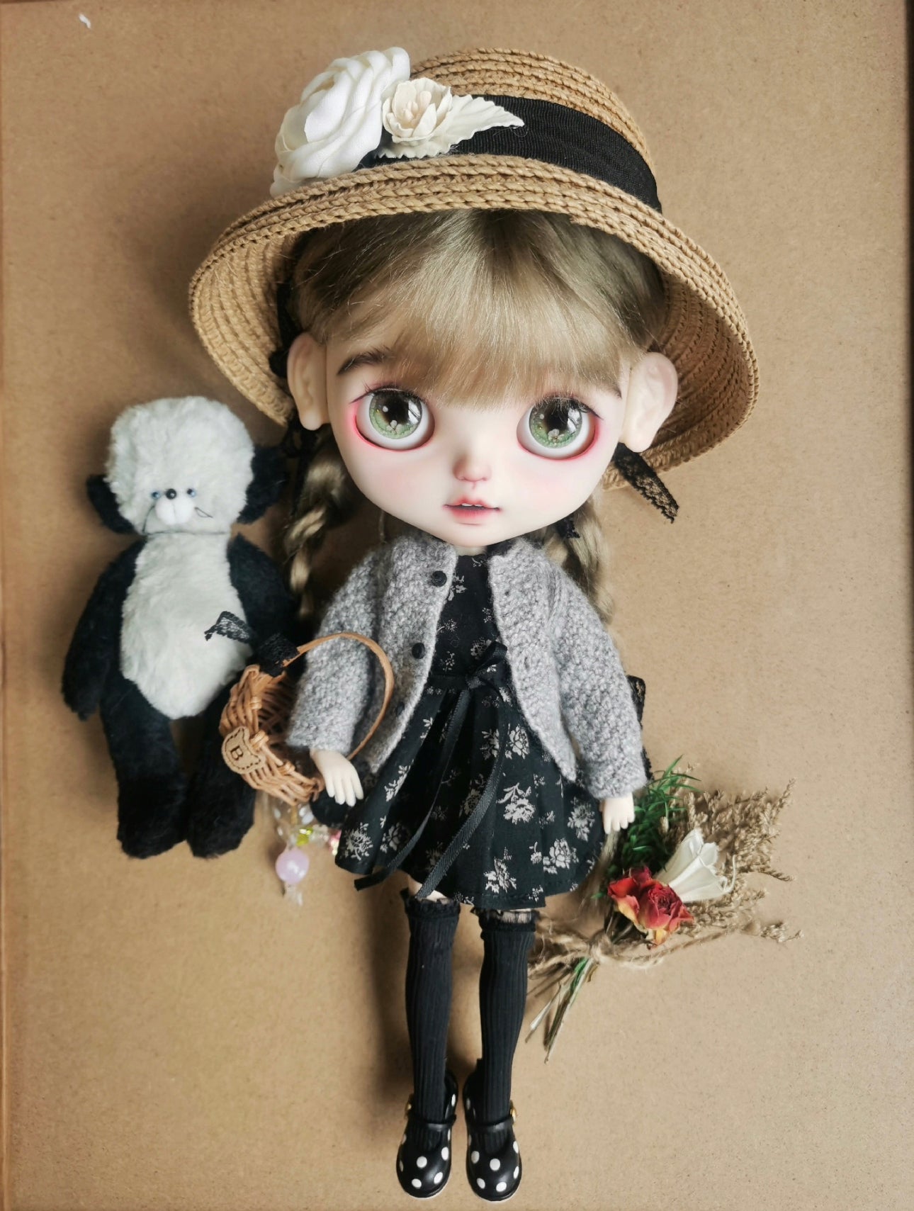 Custom handmade outfit for Blythe,BJD 1/6 Doll Clothes Customized 09