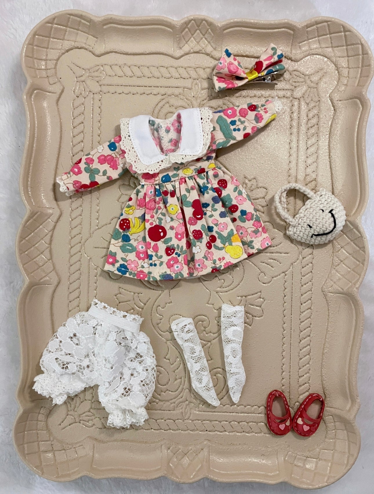 Handemade  Dress for Blythe,BJD 1/6 Doll Clothes Customized 013