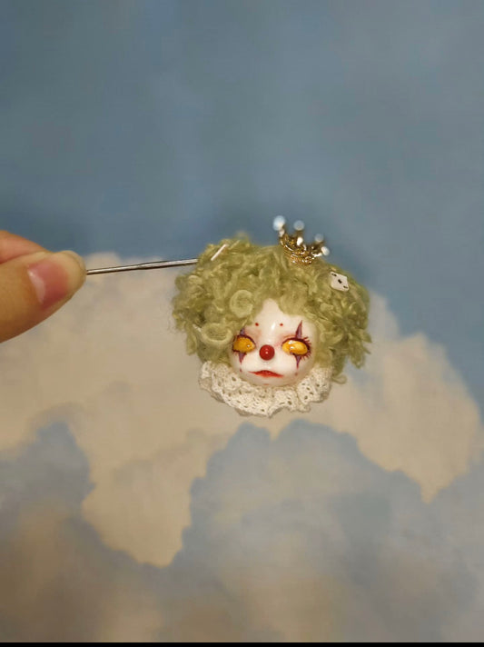 BJD DOLL CLAY SCULPT DOLLS ,POLYMER CLAY DOLL BROOCHES01