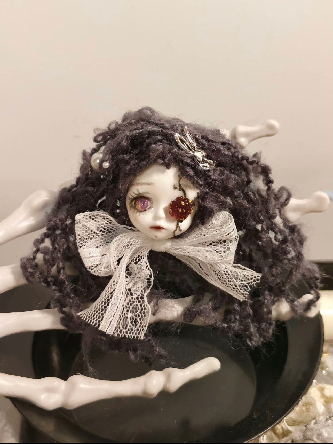 BJD DOLL CLAY SCULPT DOLLS ,POLYMER CLAY DOLL BROOCHES04