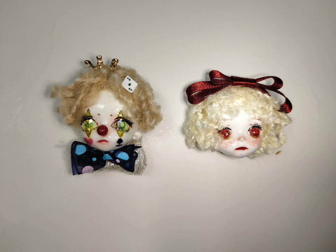 BJD DOLL CLAY SCULPT DOLLS ,POLYMER CLAY DOLL BROOCHES05