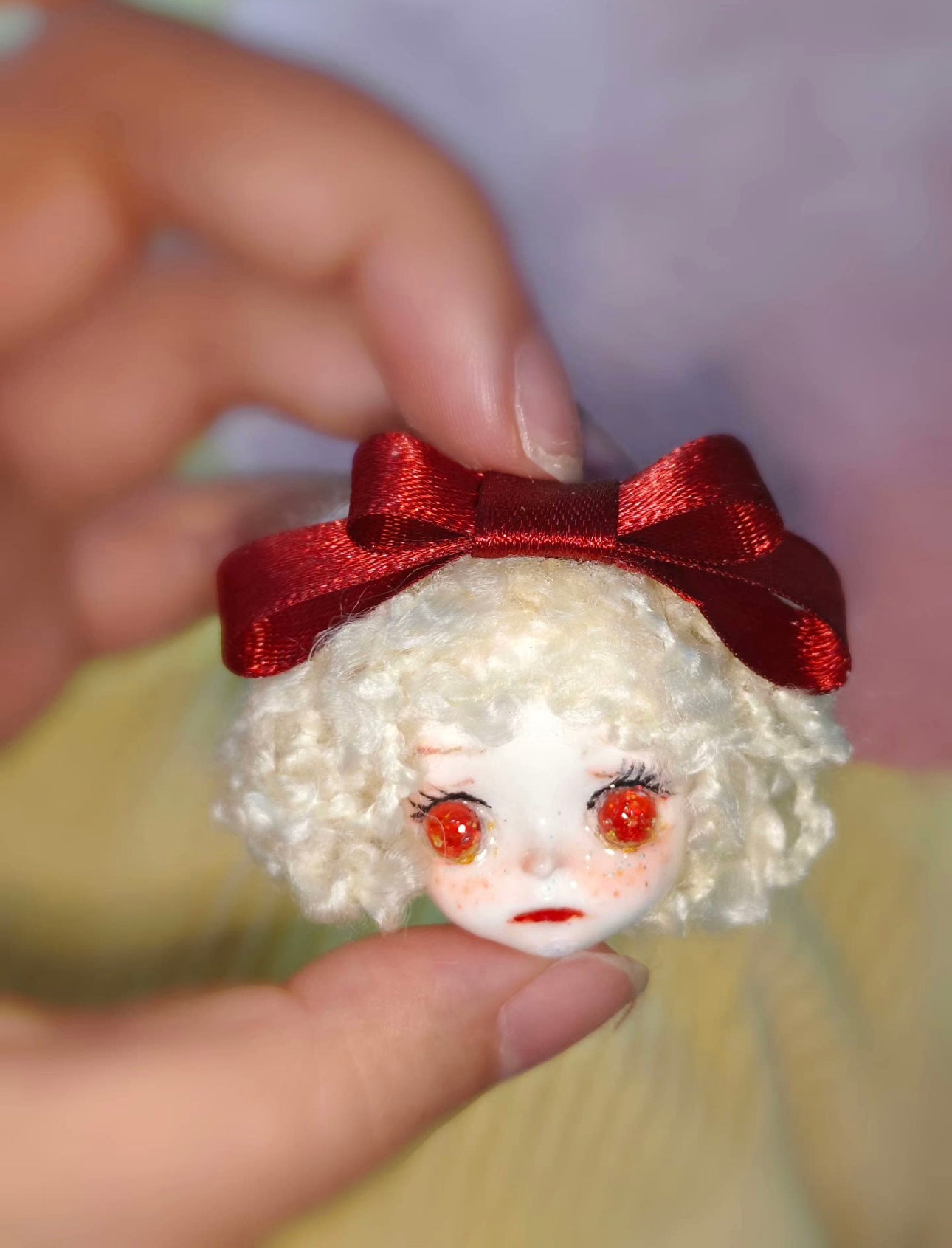 BJD DOLL CLAY SCULPT DOLLS ,POLYMER CLAY DOLL BROOCHES05