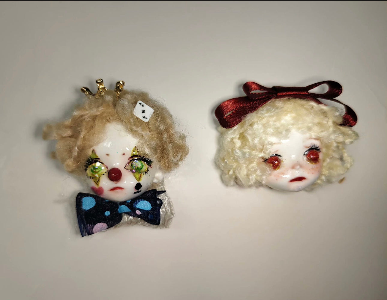 BJD DOLL CLAY SCULPT DOLLS ,POLYMER CLAY DOLL BROOCHES05