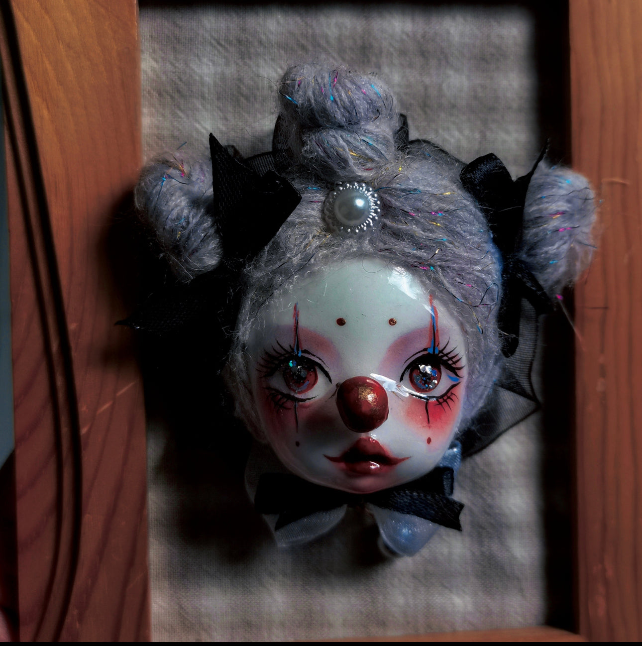 BJD DOLL CLAY SCULPT DOLLS ,POLYMER CLAY DOLL BROOCHES011