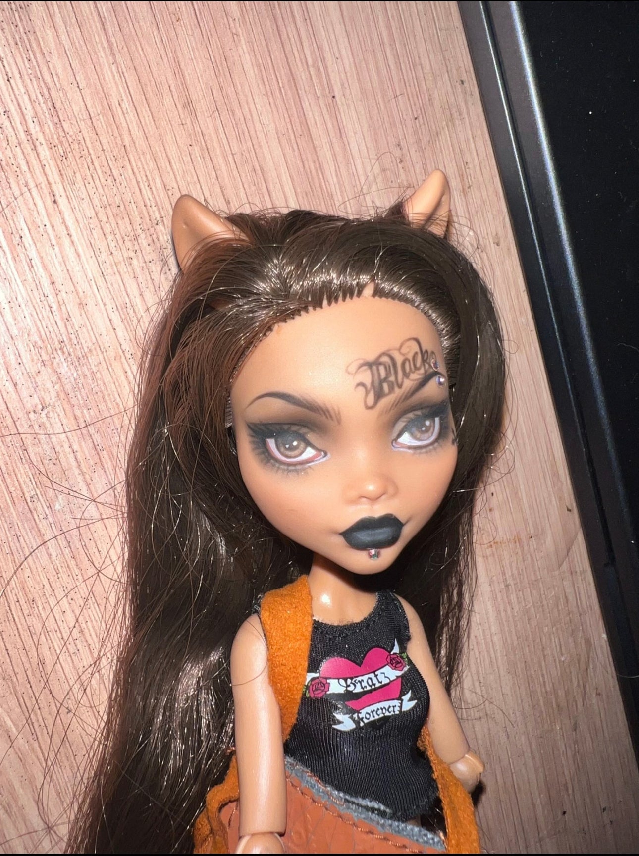 MONSTER HIGH DOLL OOAK CUSTOM,MONSTER HIGH DOLLS REPAINT,FRANKIE,DRACULAURA,LAGOONA ETC.- ART DOLL 0188