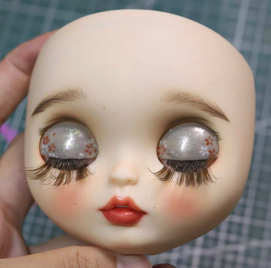 Blythe Doll Custom Faceplate with Makeup(White Skin) -RBL 202406
