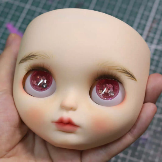 Halloween Blythe Doll Custom Faceplate with Makeup(White Skin) 07