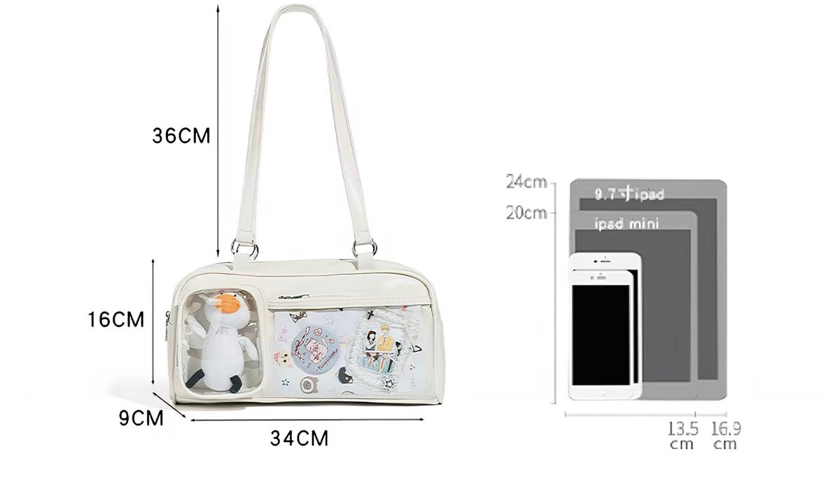 ITA BAG LABUBU,MAOMAO,BLYTHE BJD travel bag for Blythe/Protective For Doll SHOWCASE/DISPLAYCASE/CARRYCASE 075