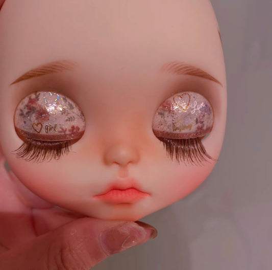 Repaint makeover Replacement Eye Mechanism and Set of Screws Spring and T-Bar for Custom Blythe Dolls 07