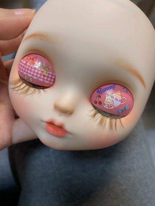 Repaint makeover Replacement Eye Mechanism and Set of Screws Spring and T-Bar for Custom Blythe Dolls 017