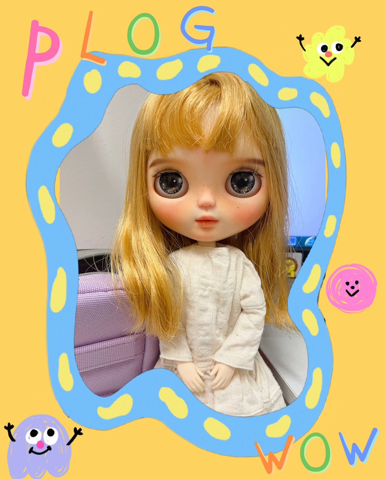 ANGELA – Custom Blythe Doll 2023 OOAK Limited 012