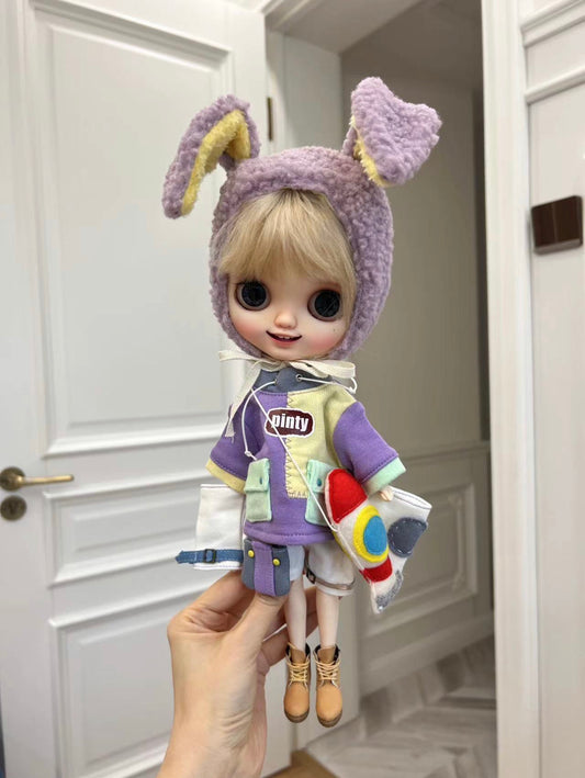 Custom Blythe Doll Outfit, Blythe Clothes, Blythe Dress, Blythe Sweater, Blythe Dolls004-1 set