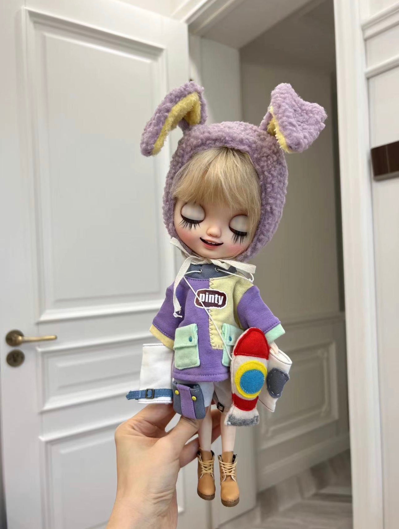 Custom Blythe Doll Outfit, Blythe Clothes, Blythe Dress, Blythe Sweater, Blythe Dolls004-1 set