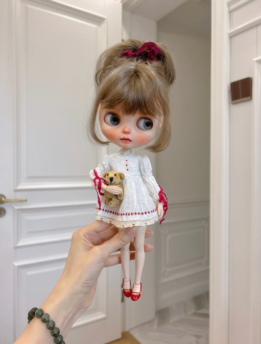 Custom Blythe Doll Outfit, Blythe Clothes, Blythe Dress, Blythe Sweater, Blythe Dolls-1 set