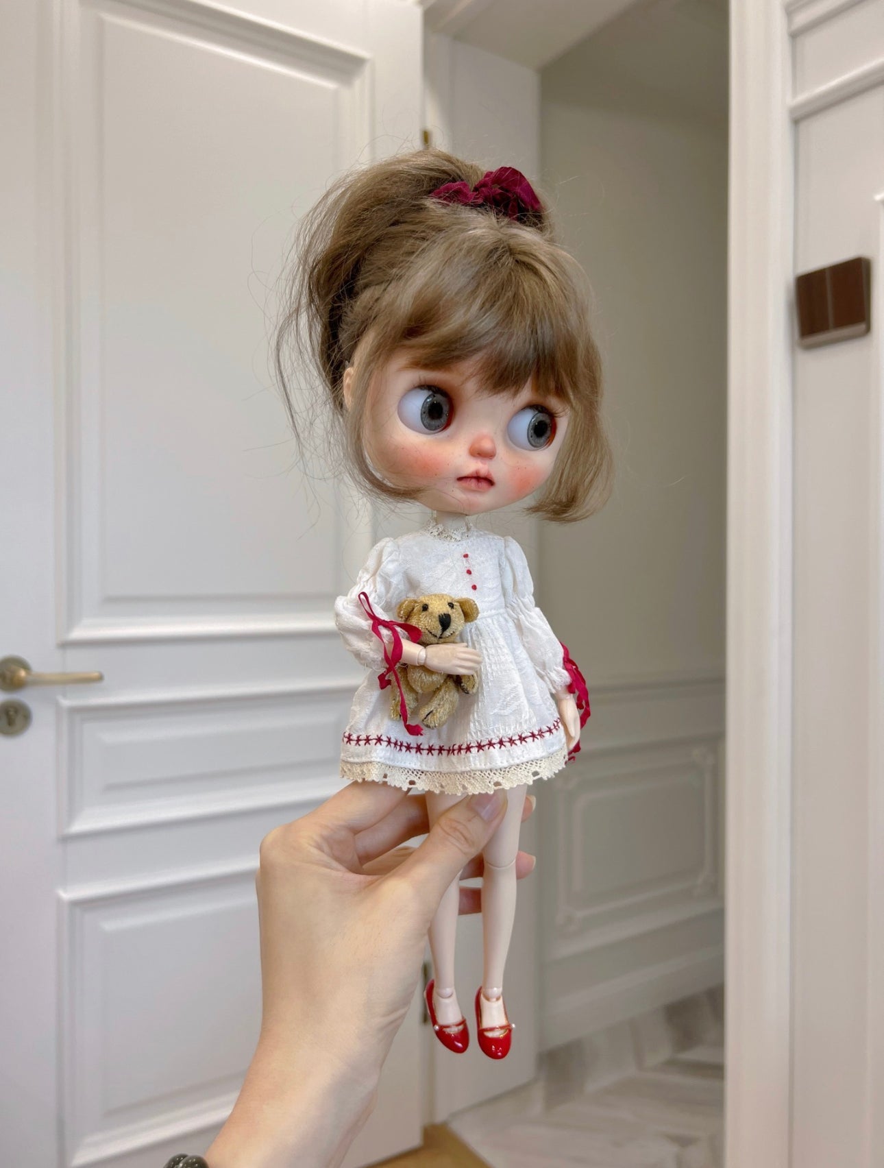 Custom Blythe Doll Outfit, Blythe Clothes, Blythe Dress, Blythe Sweater, Blythe Dolls-1 set