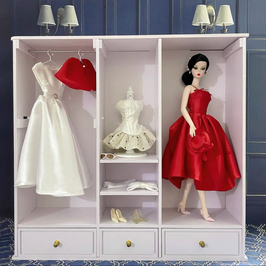 HANDMADE DRESS OUTFIT FOR 12“ DOLLS LIKE FASHION ROYALTY FR POPPY PARKER PP NU FACE 05