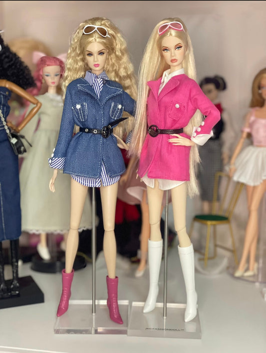 HANDMADE DRESS OUTFIT FOR 12“ DOLLS LIKE FASHION ROYALTY FR POPPY PARKER PP NU FACE 08