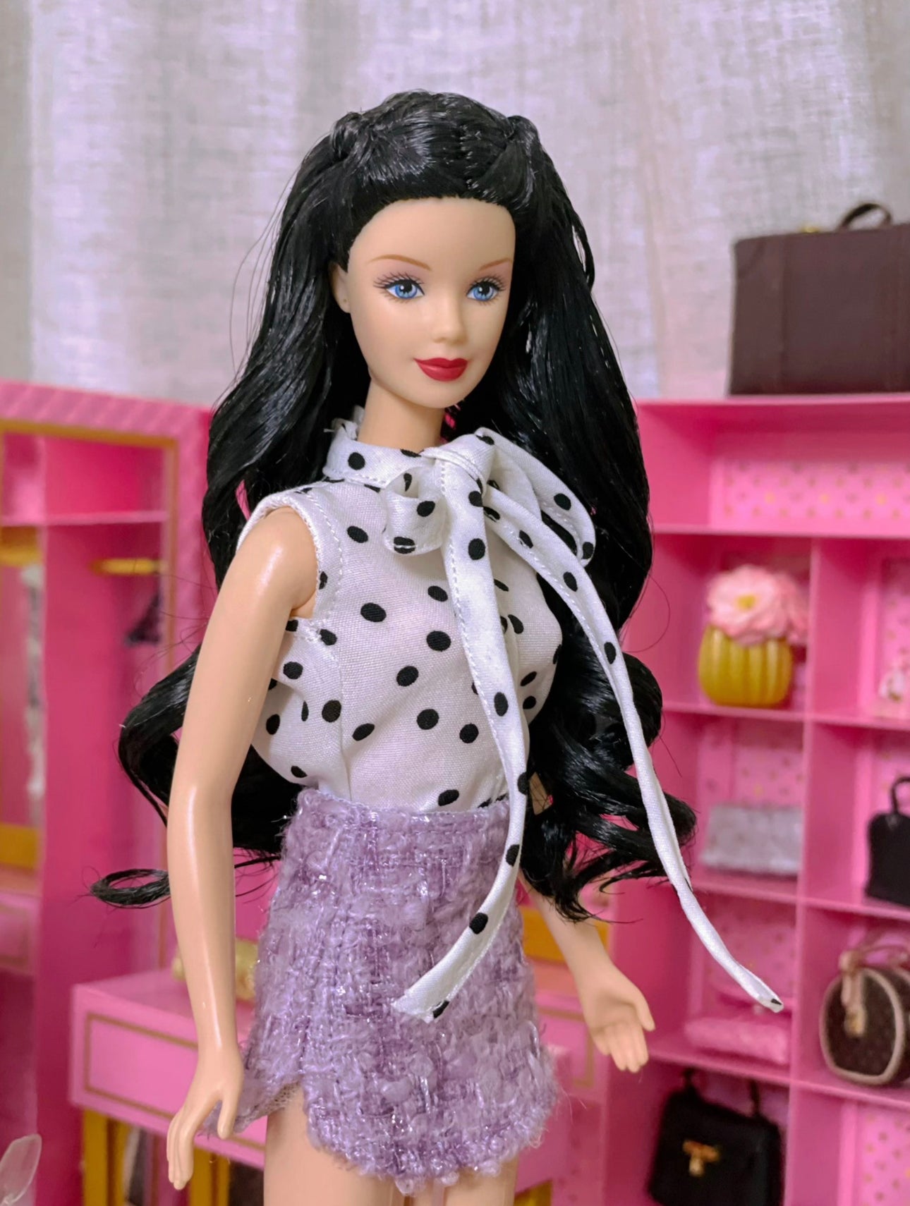 HANDMADE DRESS OUTFIT FOR 12“ DOLLS LIKE FASHION ROYALTY FR POPPY PARKER PP NU FACE 011