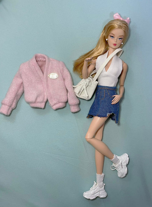 HANDMADE DRESS OUTFIT FOR 12“ DOLLS LIKE FASHION ROYALTY FR POPPY PARKER PP NU FACE 06