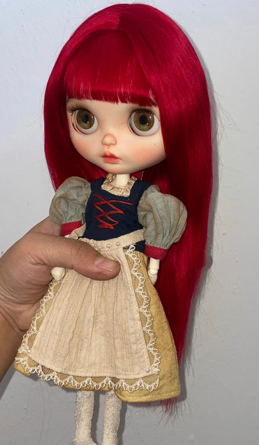 BLYTHE Wig 9-10INCH Size mohair 12