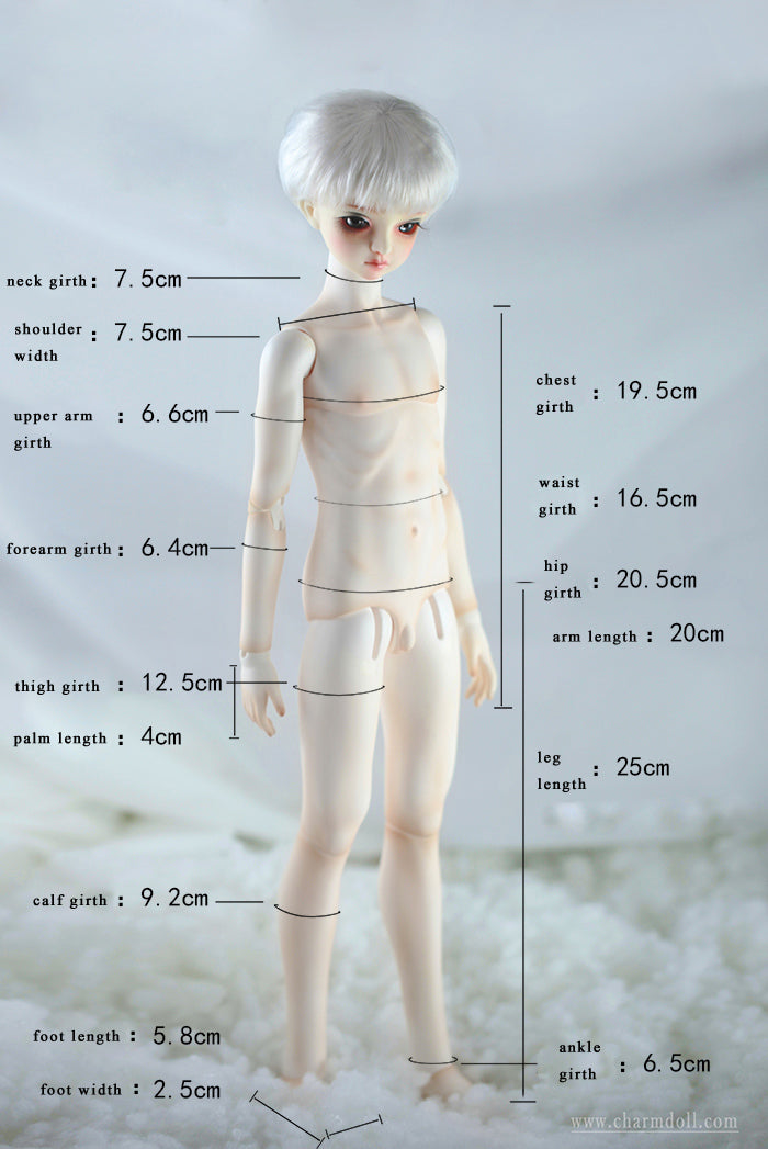 BJD DOLL CharmDoll Randy 45cm BOY BODY(CDB-B45-01) SD