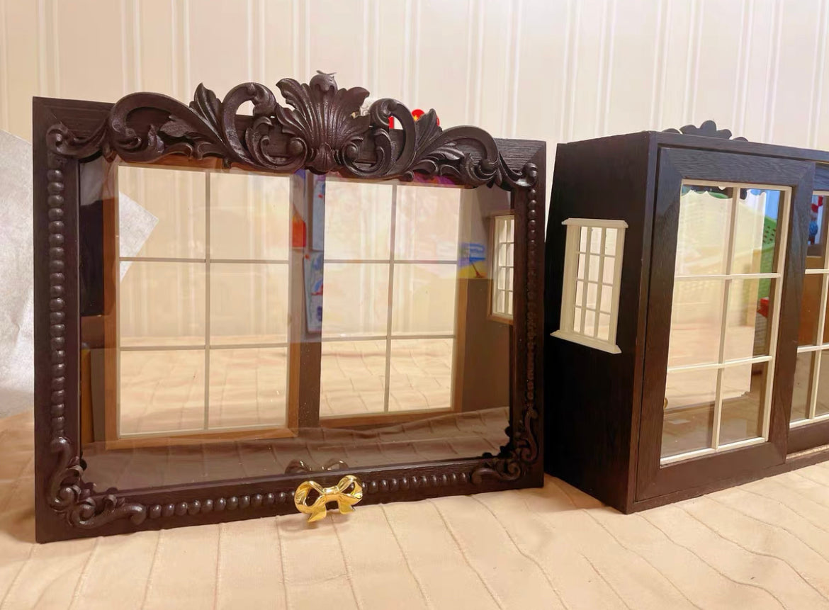 Blythe BJD DOLLHOUSE ROOMBOX for OB 24 /1/6 blythe/1/6 bjd DOLL SHOWCASE/DISPLAYCASE/CARRYCASE06