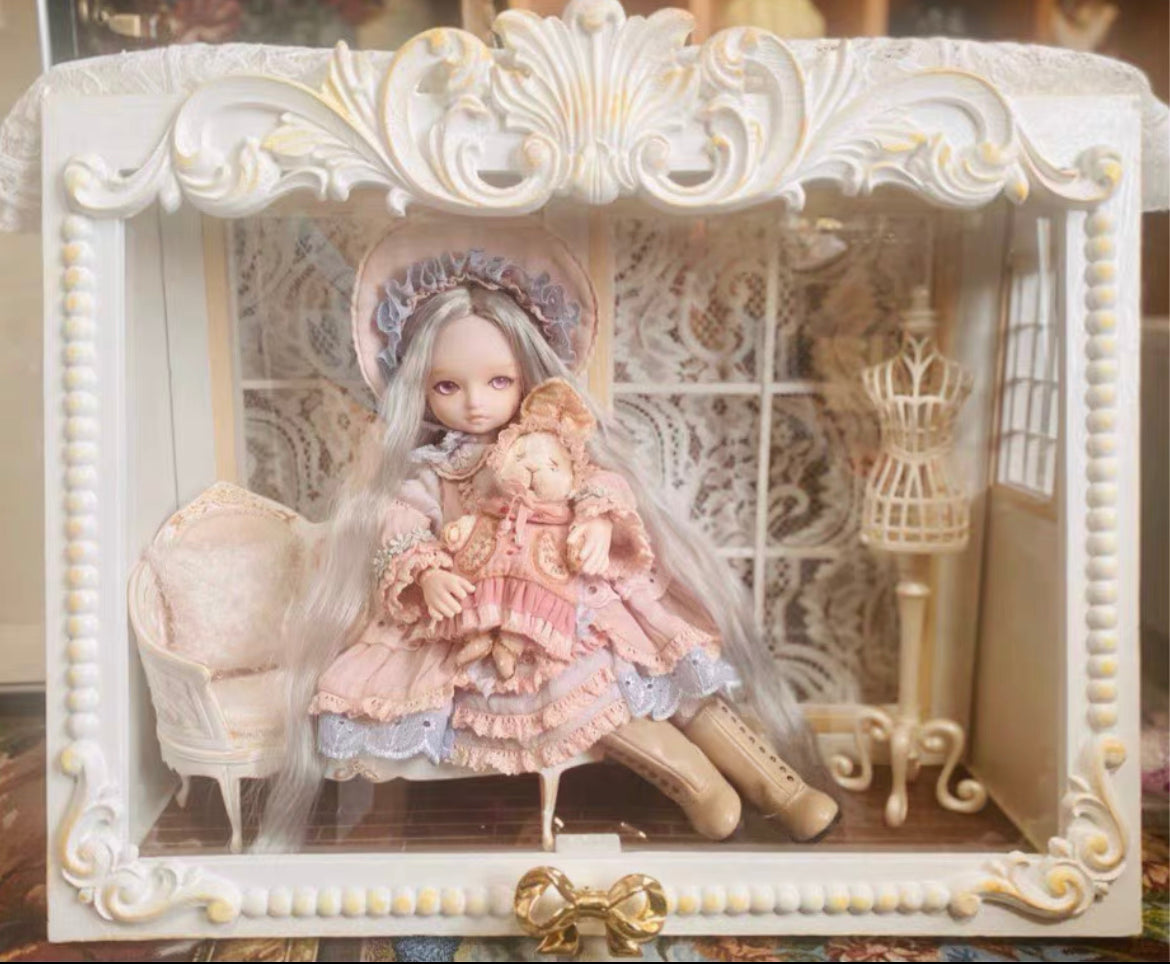 Blythe BJD DOLLHOUSE ROOMBOX for OB 24 /1/6 blythe/1/6 bjd DOLL SHOWCASE/DISPLAYCASE/CARRYCASE06