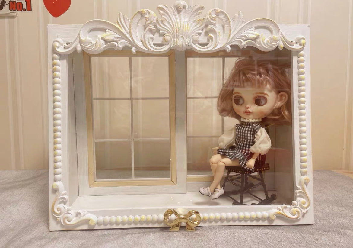 Blythe BJD DOLLHOUSE ROOMBOX for OB 24 /1/6 blythe/1/6 bjd DOLL SHOWCASE/DISPLAYCASE/CARRYCASE06