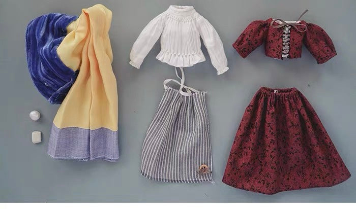 BLYTHE DOLL Pearl Maiden cloth raw material DRESS 04