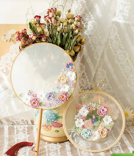 Chinese silk Embroidered Hydrangea Embroidery Beginner Kit 09