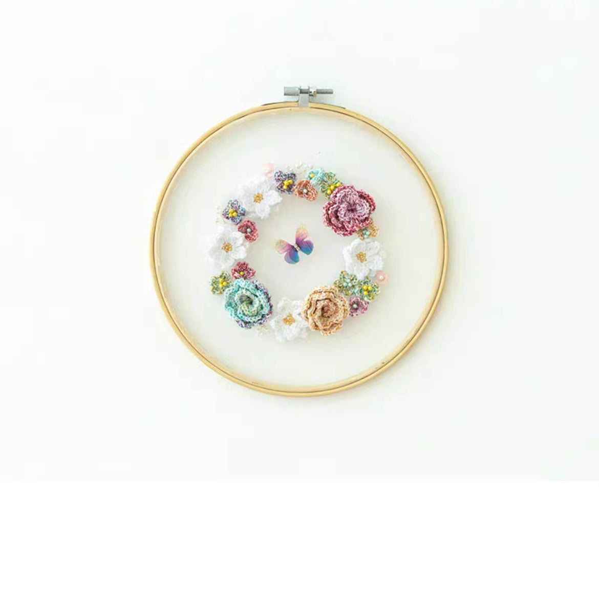Chinese silk Embroidered Hydrangea Embroidery Beginner Kit 09