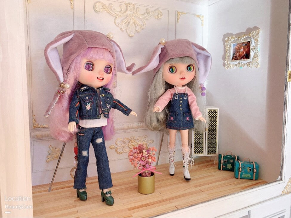 Blythe BJD dollhouse SHOW ROOM for blythe/ bjd DOLL SHOWCASE/DISPLAYCASE/CARRYCASE010