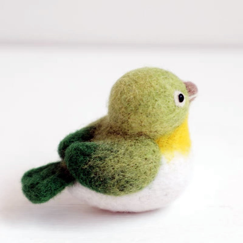 Needle felted wool Felting Animals 《birds》-Material Kit Handmade Craft Valentine's Day Gift 024